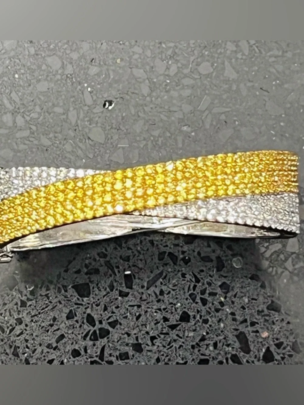 Diamonique canary yellow